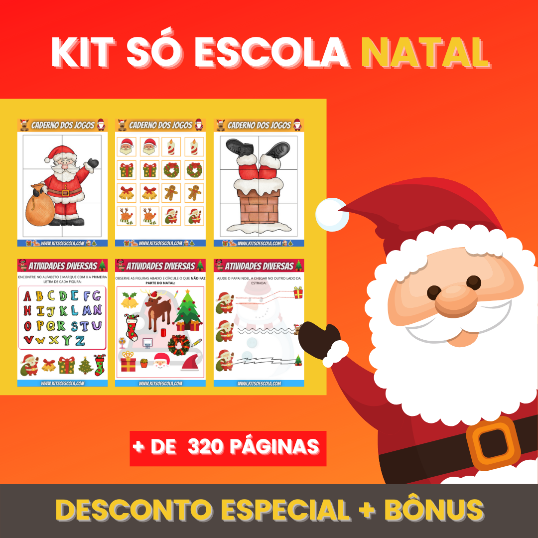 ATIVIDADES DE NATAL — SÓ ESCOLA