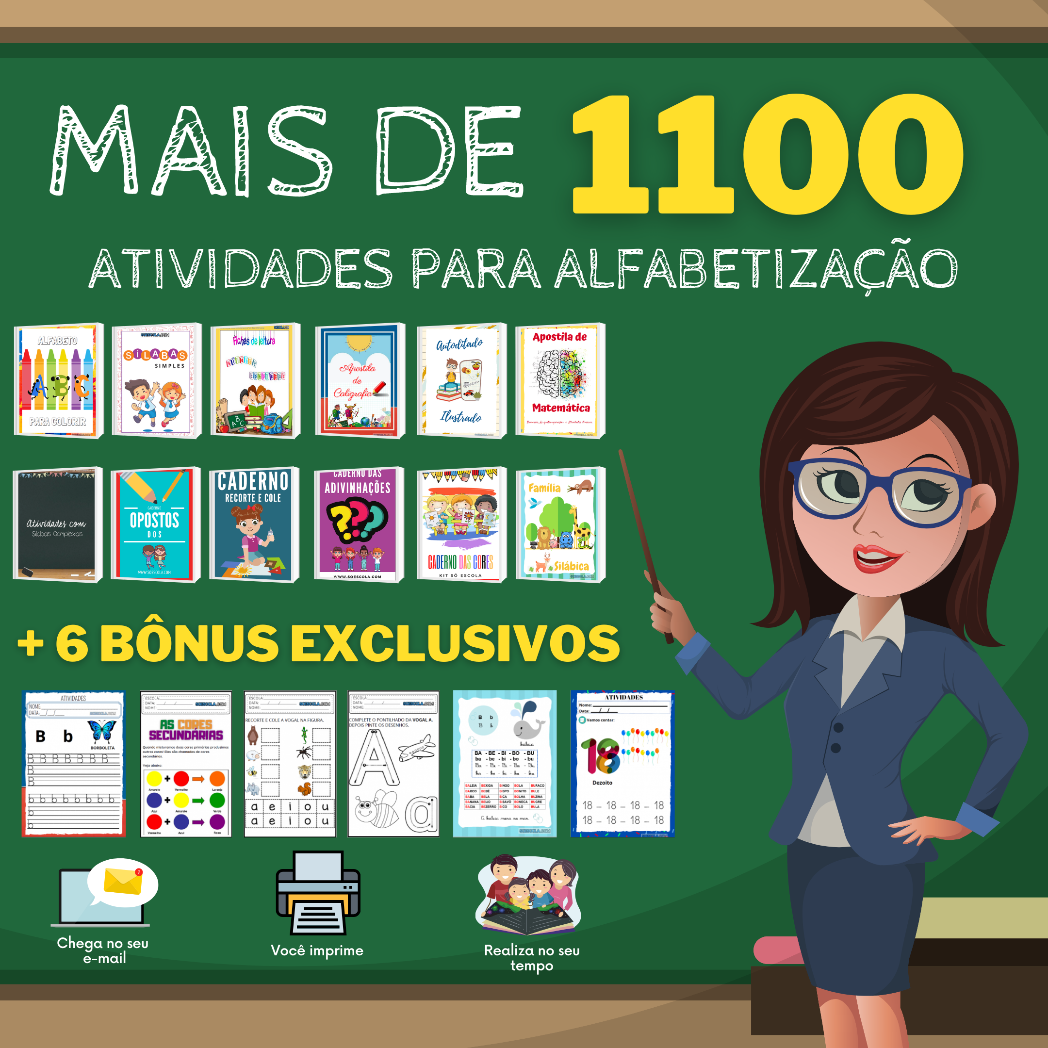 JOGOS PARA ALFABETIZAÇÃO/MATERIAL PARA IMPRIMIR — SÓ ESCOLA