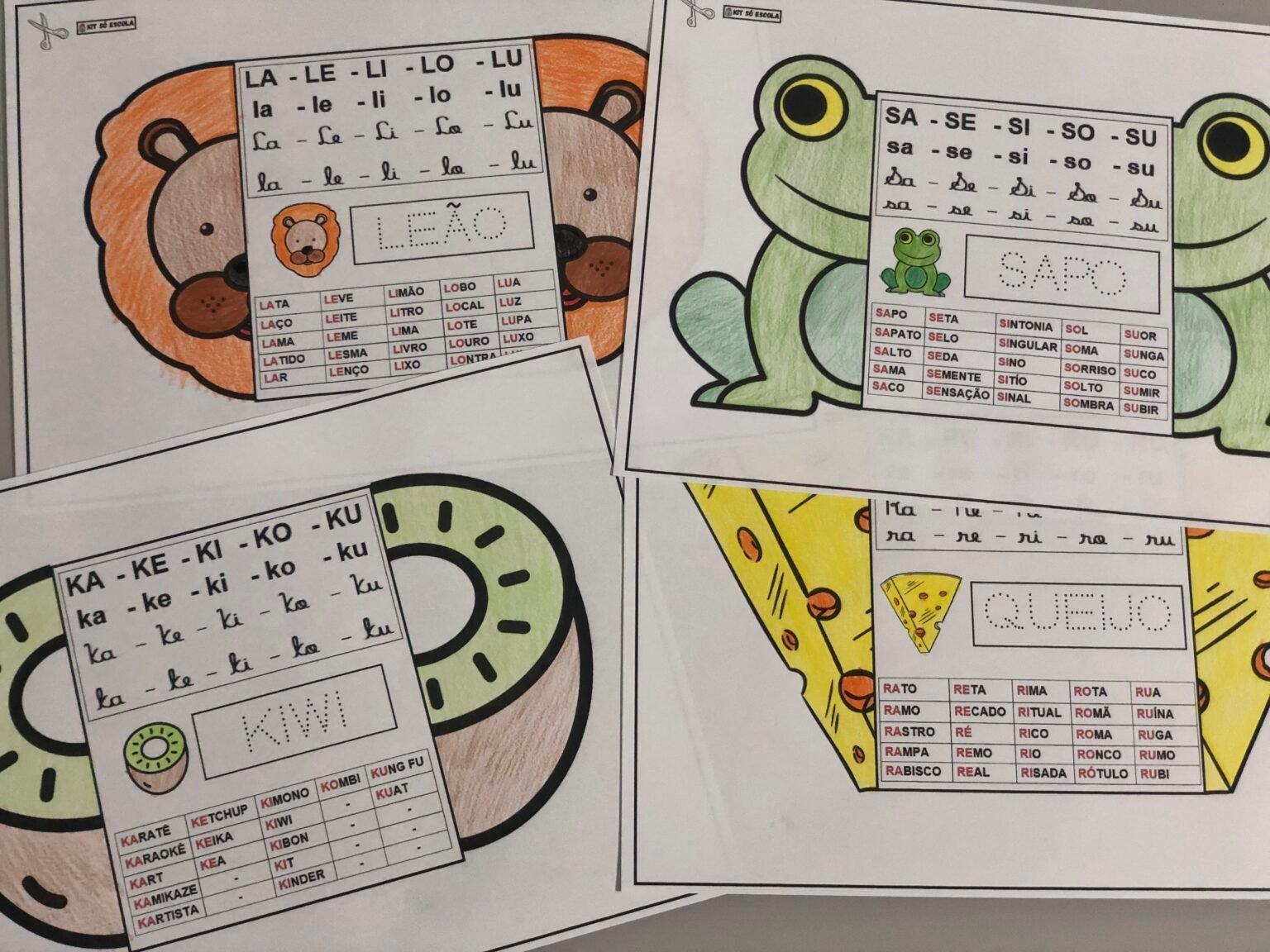 Atividades Interativas: Alfabetização de forma Lúdica - KIT SÓ ESCOLA