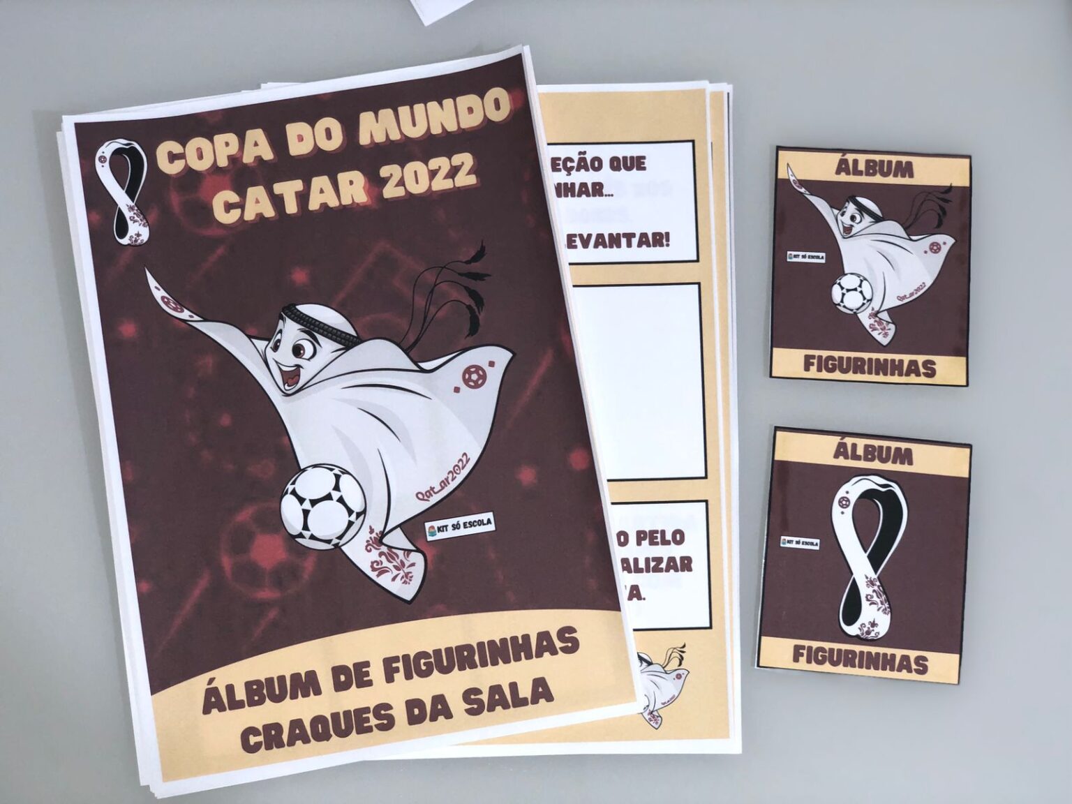 Lbum Copa Do Mundo Craques Da Minha Turma Kit S Escola