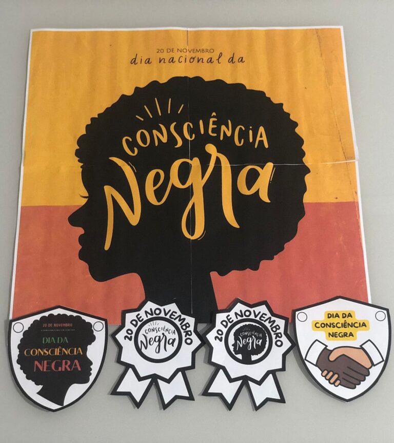 Atividades com os desenhos da Consciência Negra