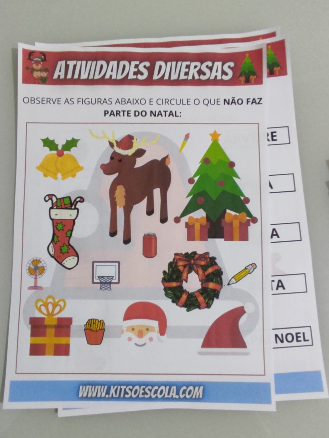 Atividades Para O Natal — KERUSSO