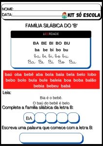 Familia Silabica - EJA
