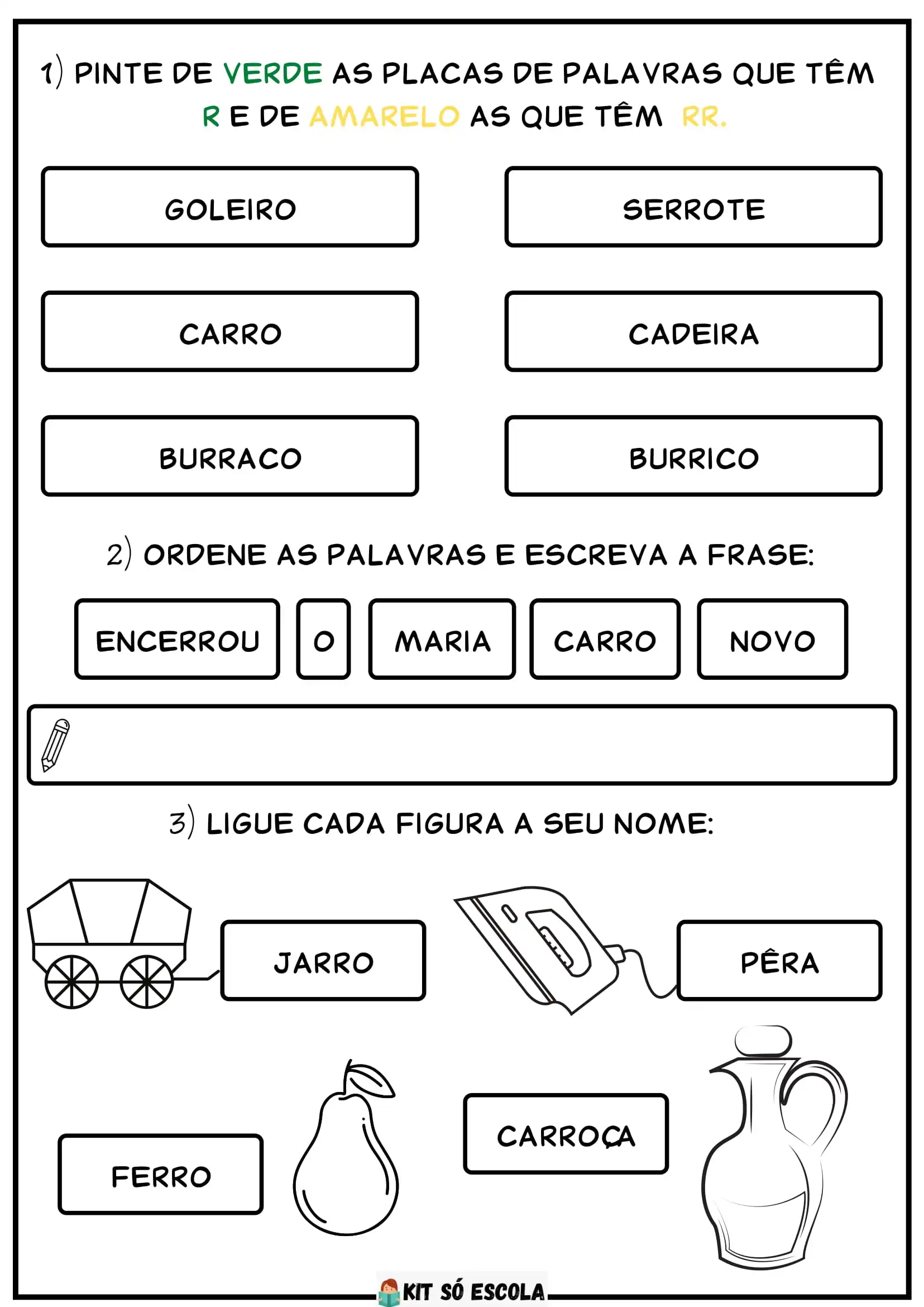 CALIGRAFIA - SS-RR-NH-CE-GE-GUE-QUE-Ç-10