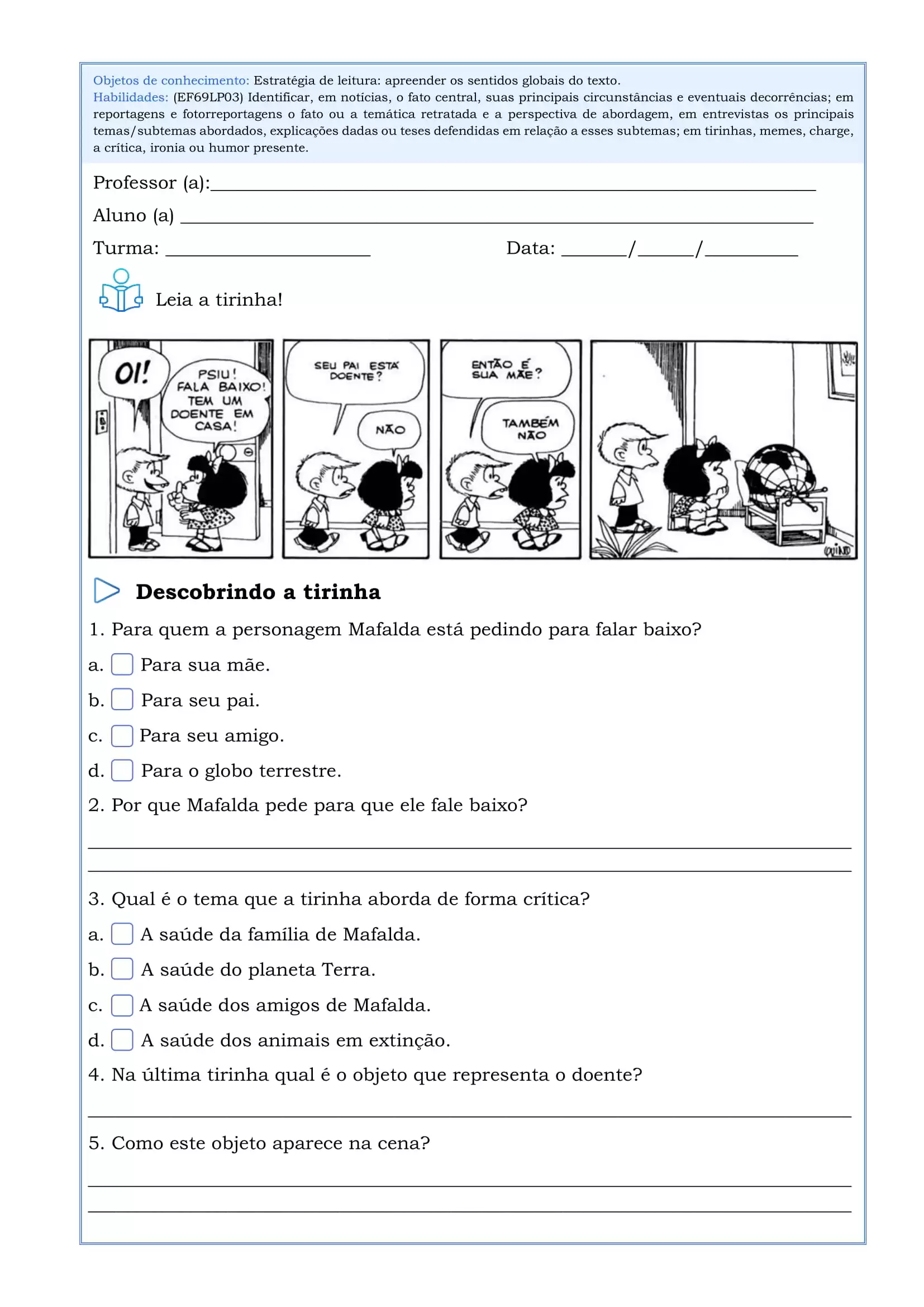 Interpretação de texto 6º ano-22