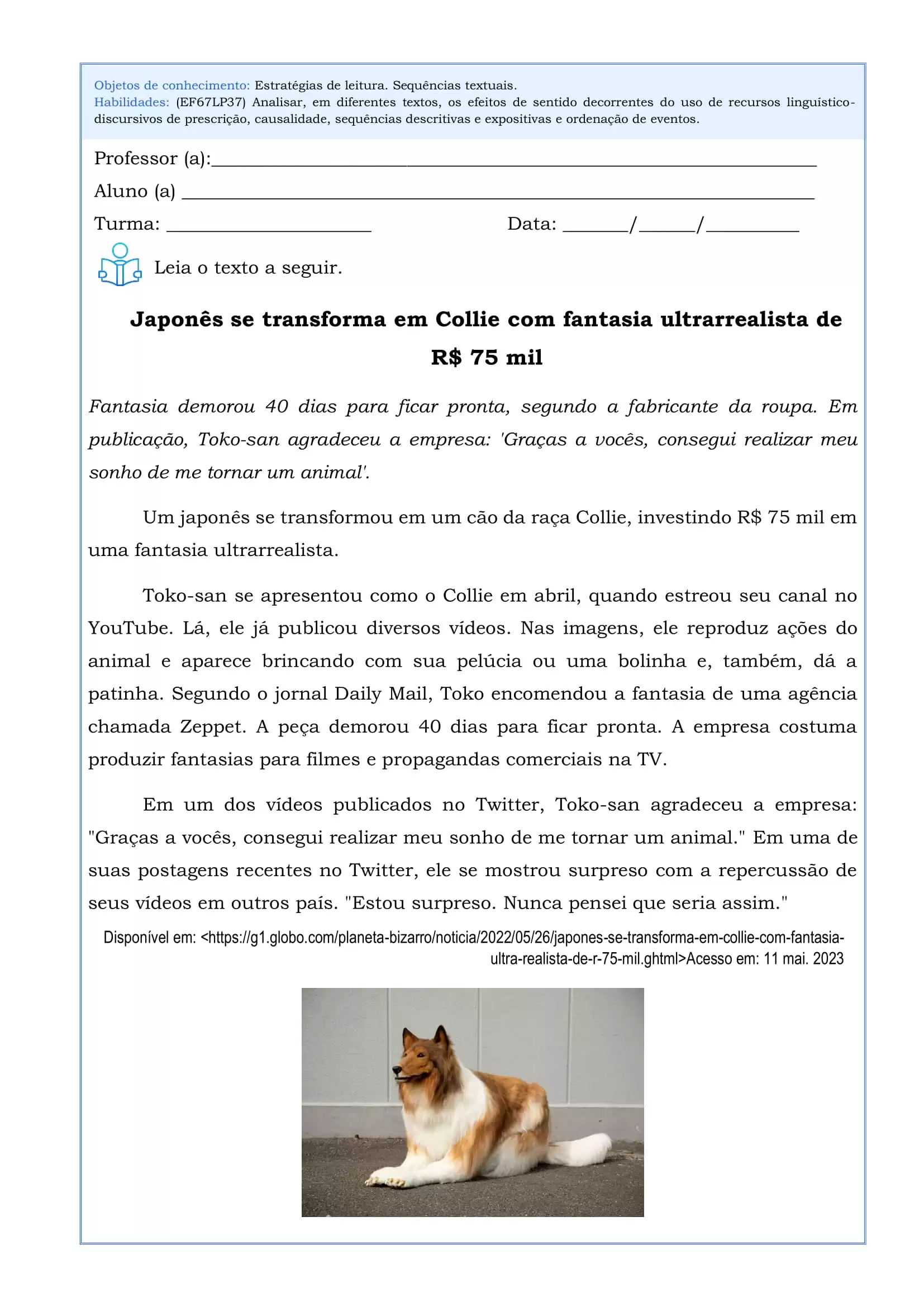 Interpretação de texto 7º ano-33