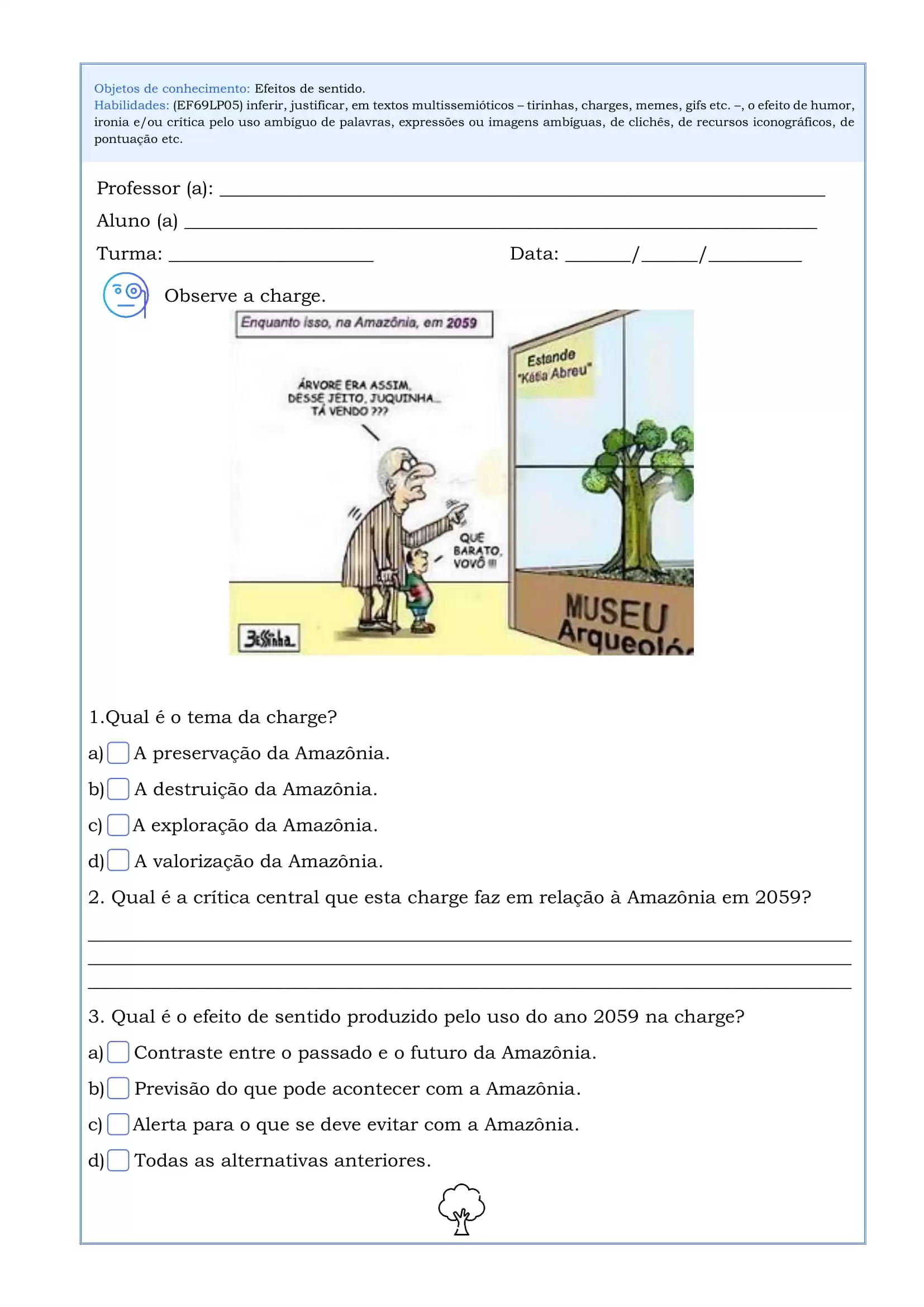 Interpretação de texto 8º ano-22