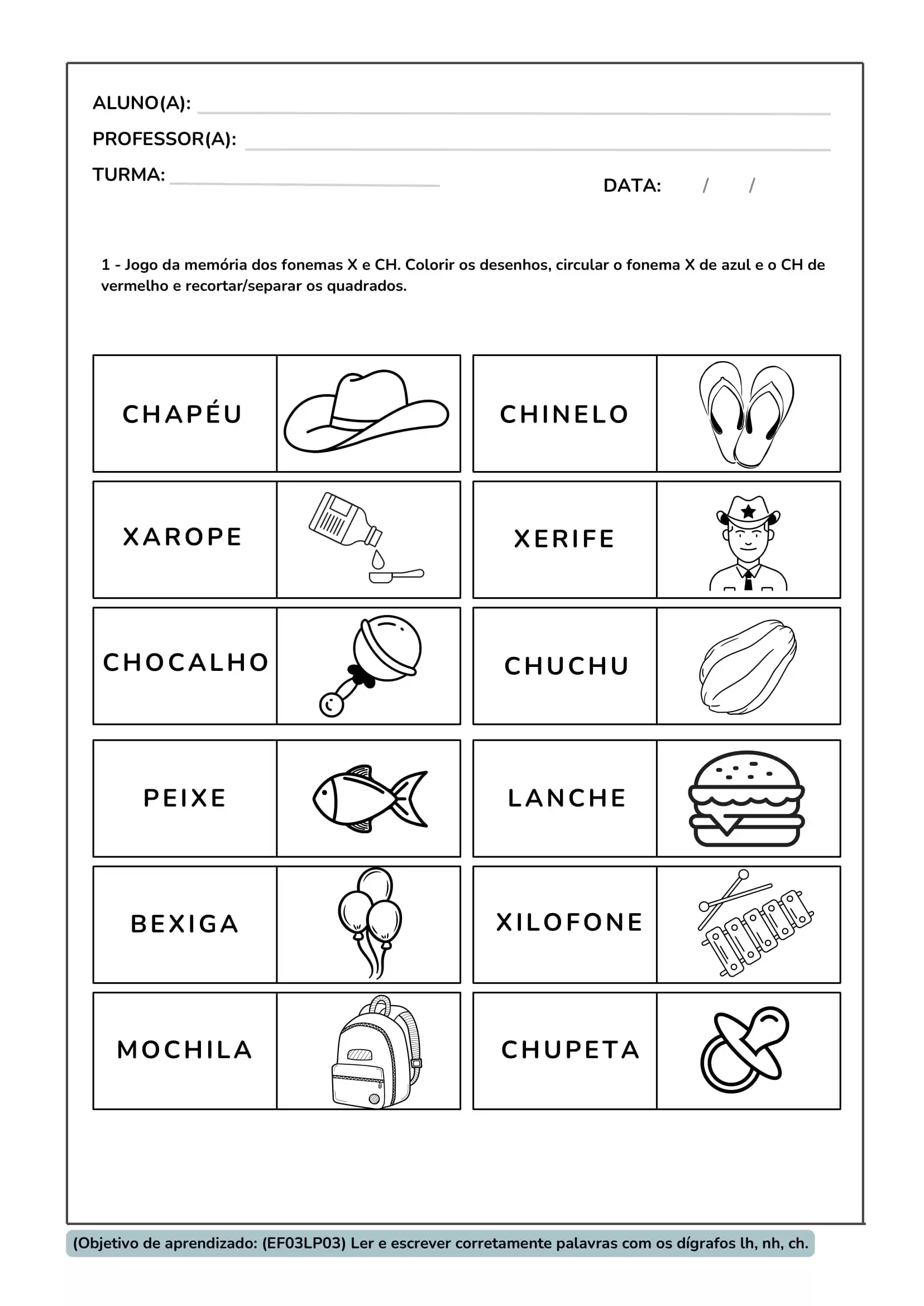Atividades Ortografia 1-25