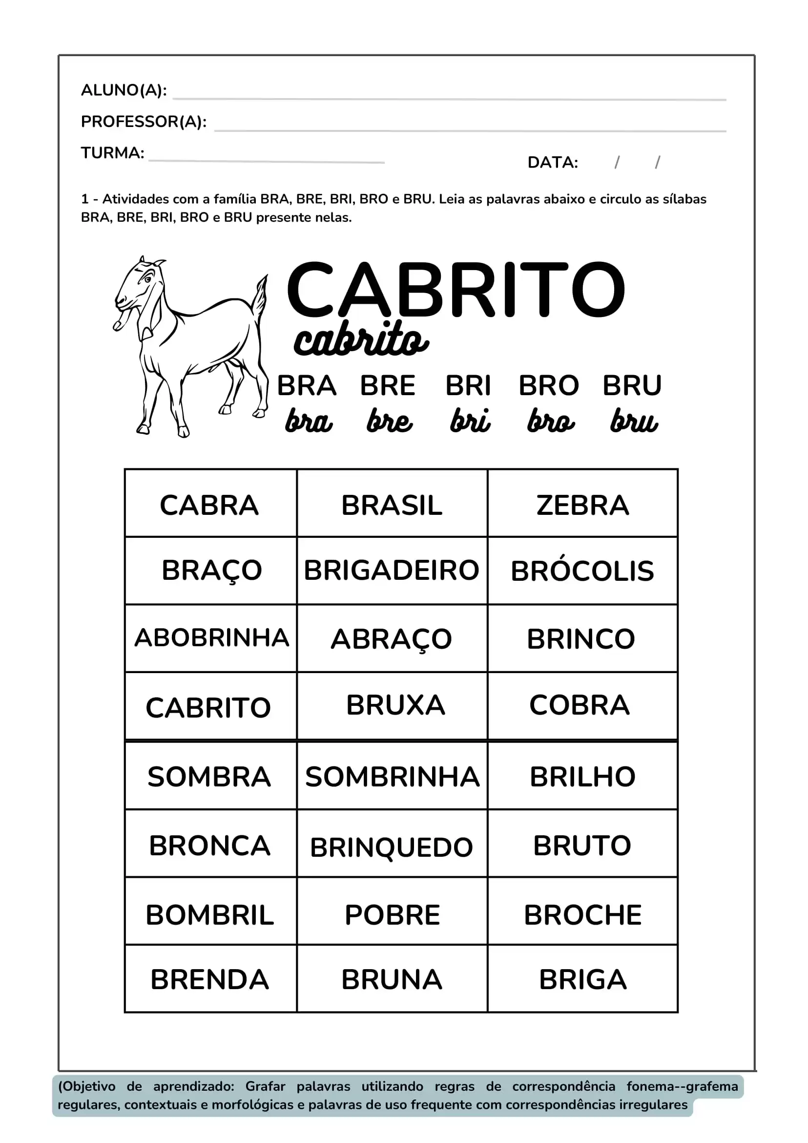 Atividades Ortografia 1-26
